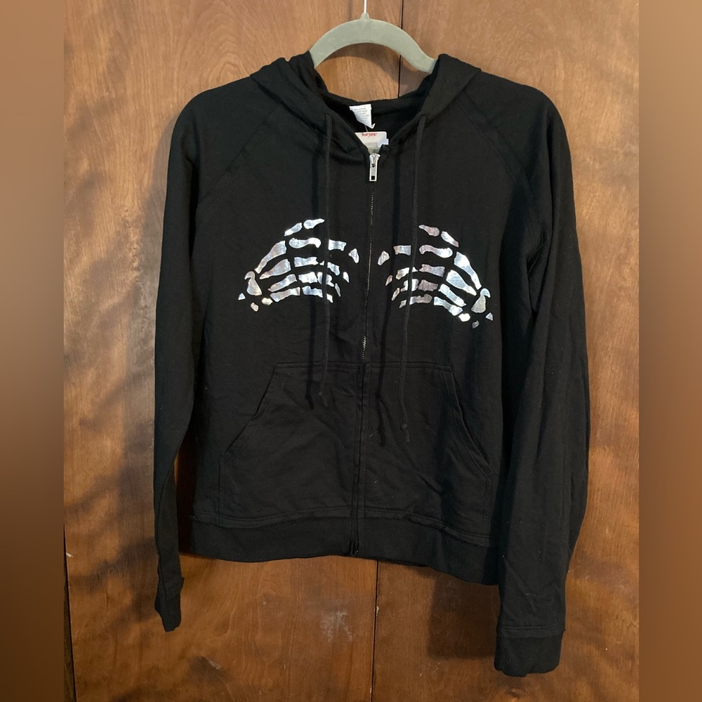 NWT Misfits skeleton hands hoodie size XXL